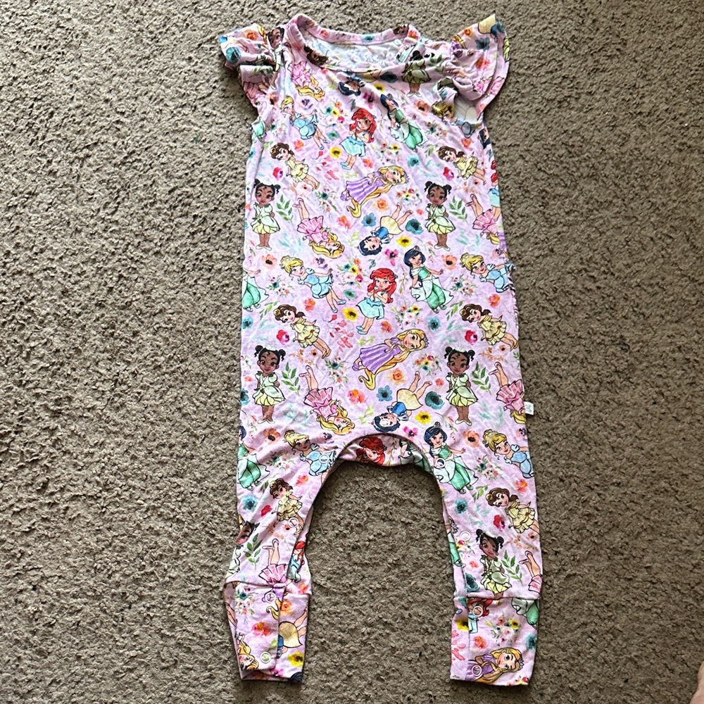 Little Snuggles Kids Princess Print One Piece